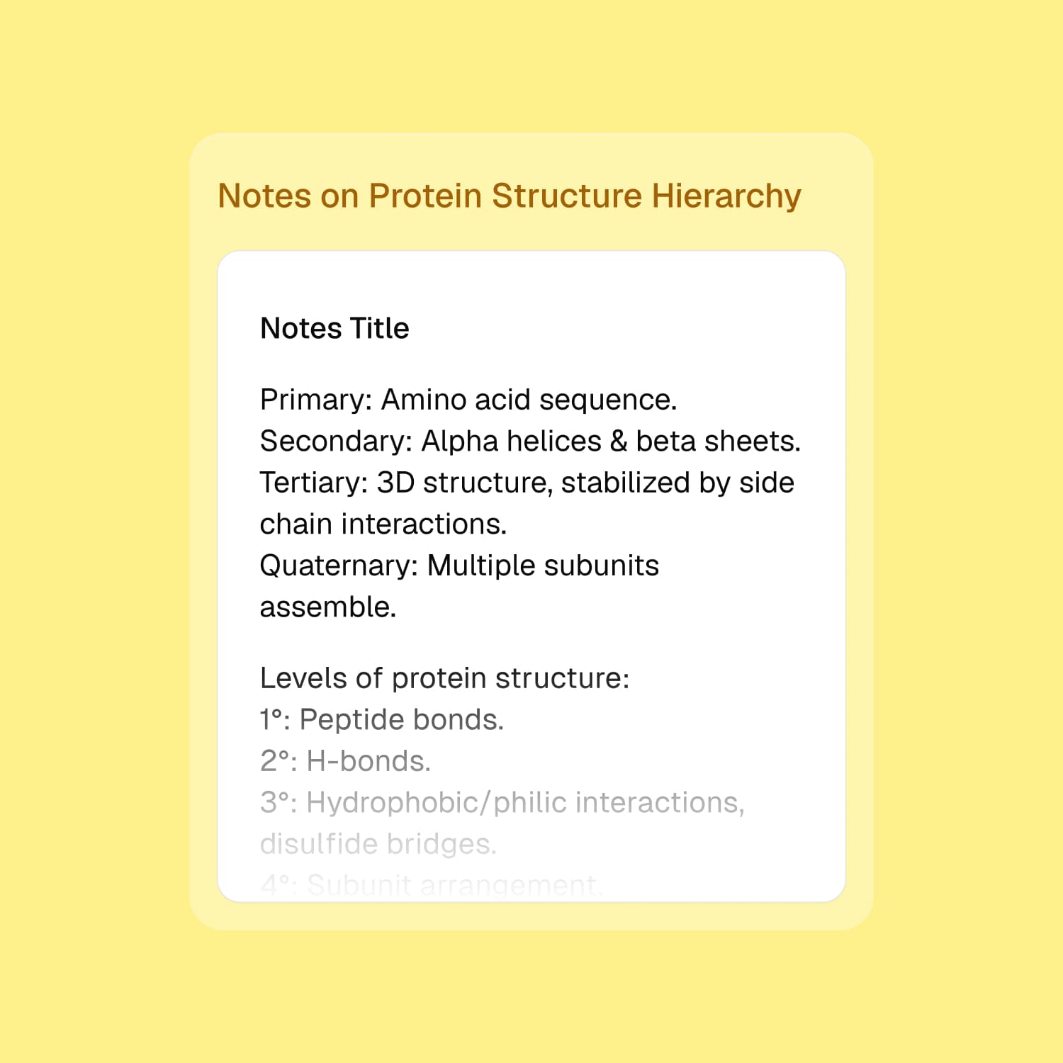 Your materials, organized and ready to study.