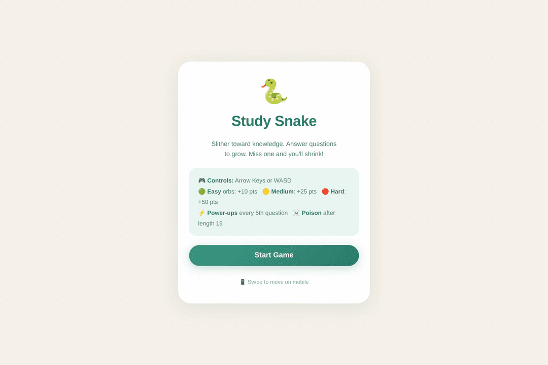 Study Snake