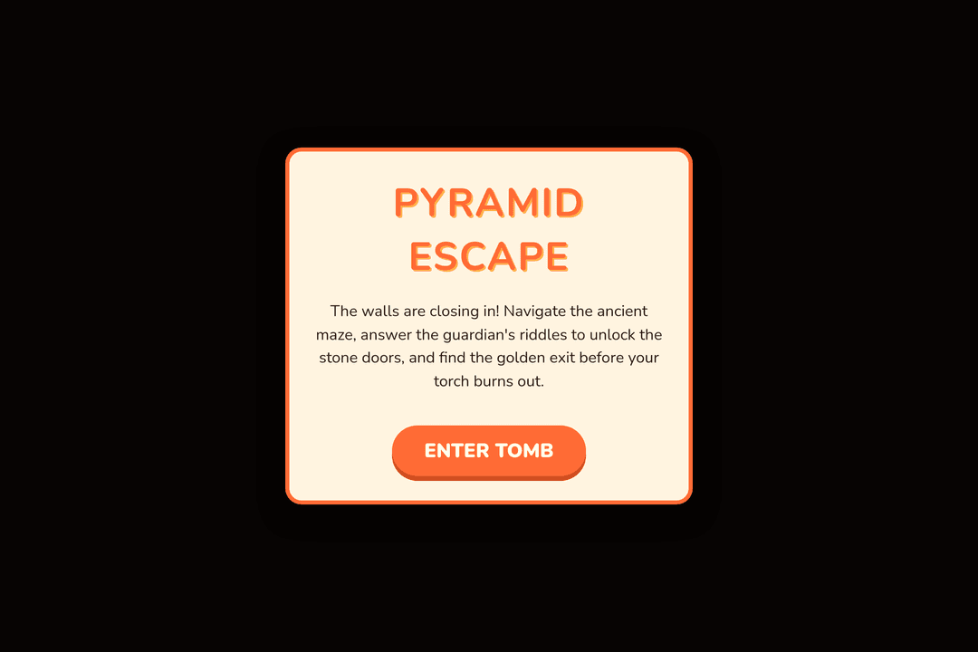 Pyramid Escape Quiz