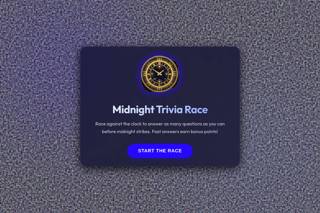 Midnight Trivia Race