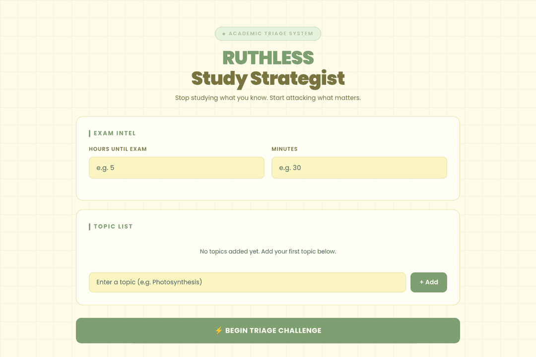 Study Strategist