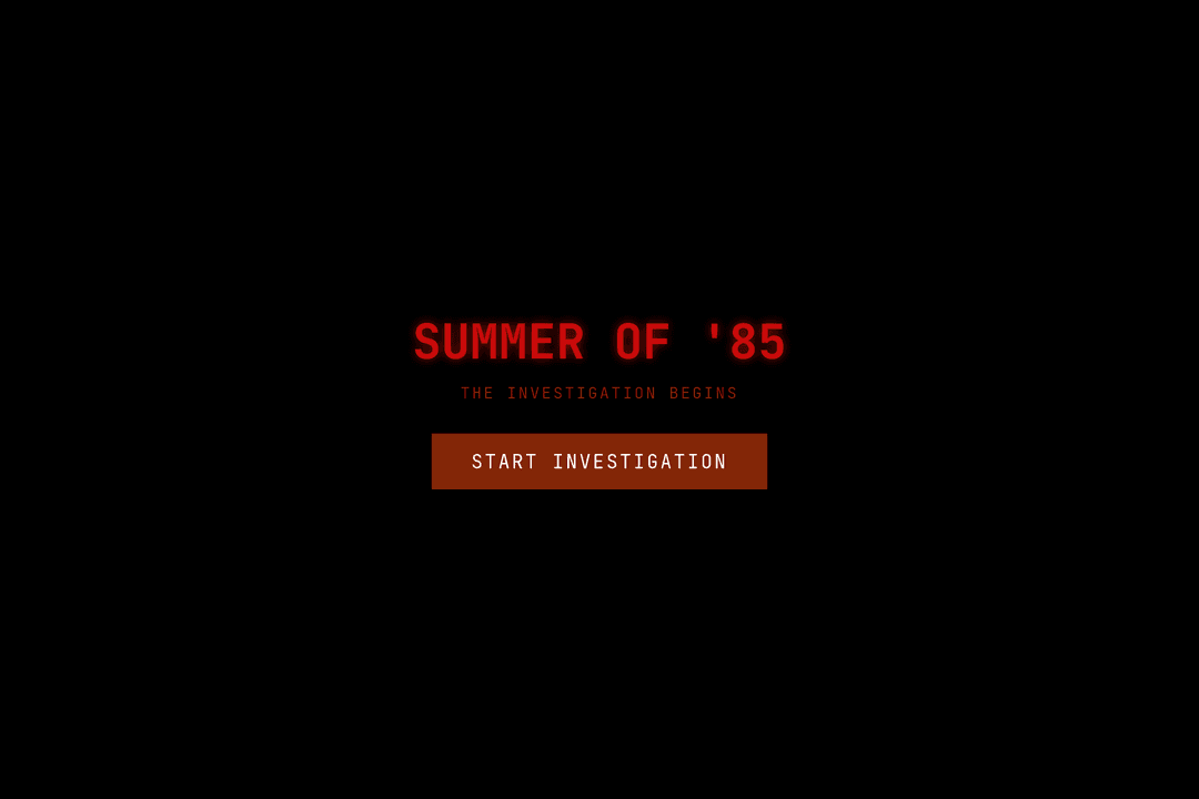 Stranger Things Study Game