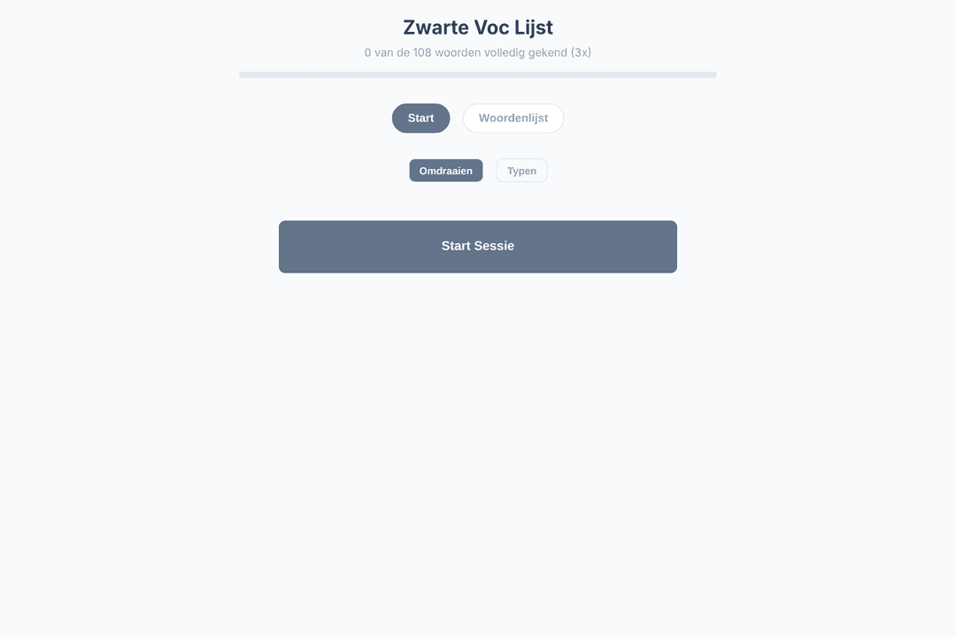 Zwarte Voc Lijst