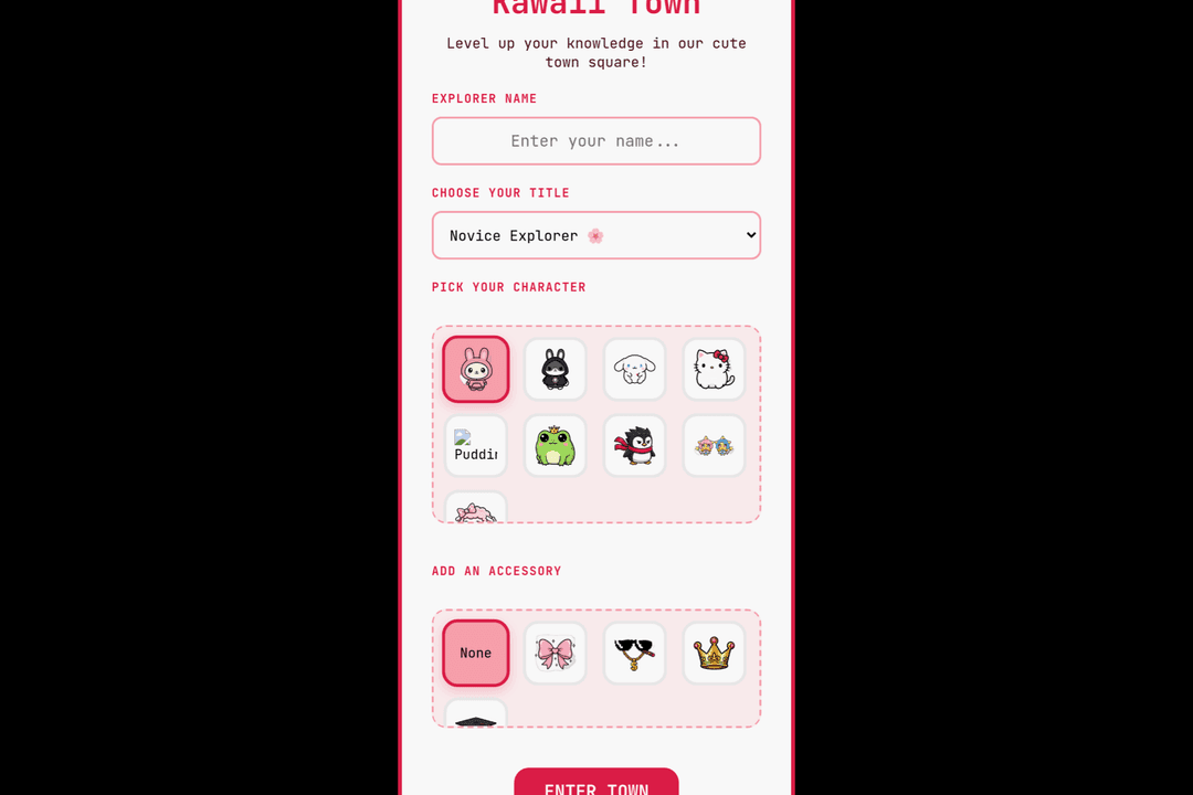 Sanrio Town Quiz