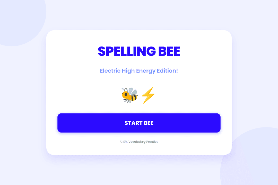 Spell Bee Blitz