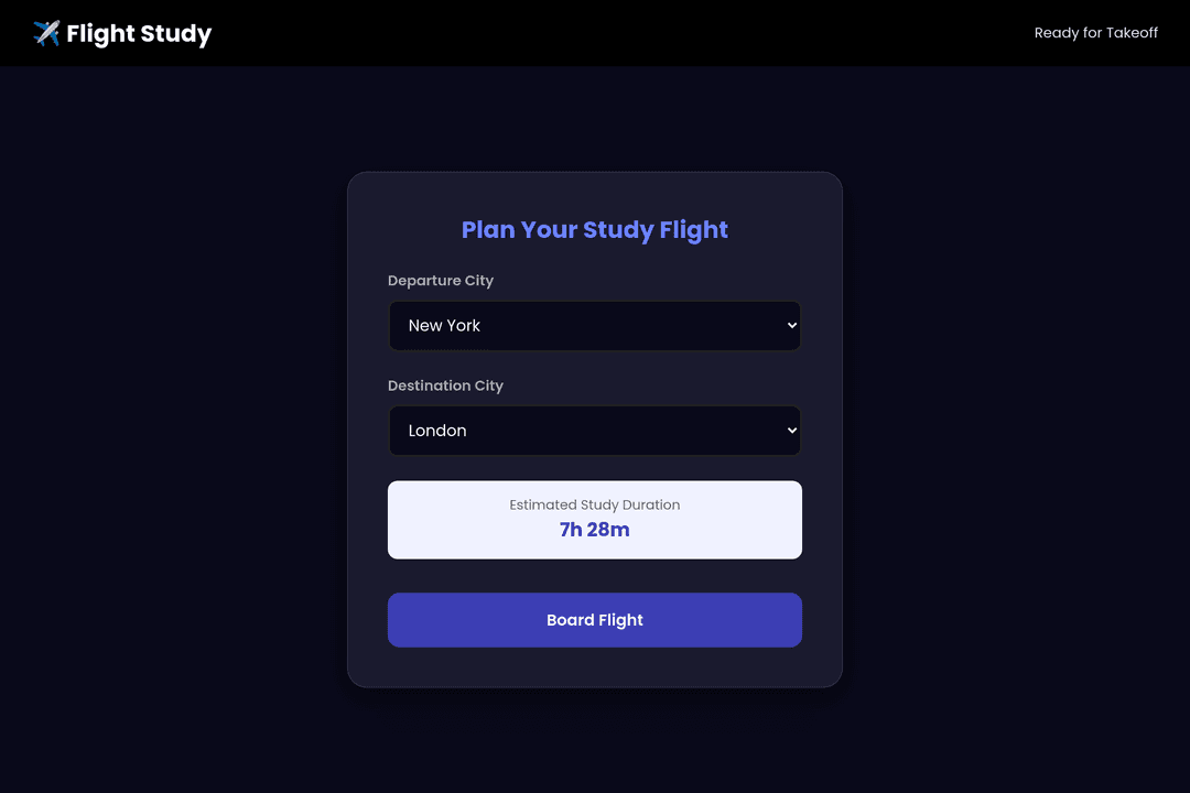 Flight Study