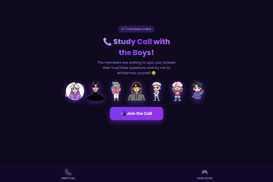 BTS video chat