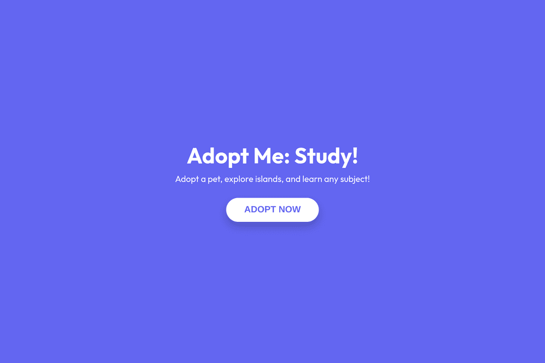 Adopt Pets while Learning!