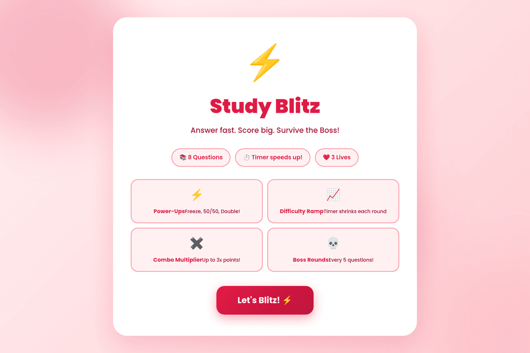 Study Sprint