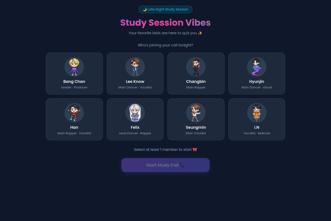 Study Call with StrayKids
