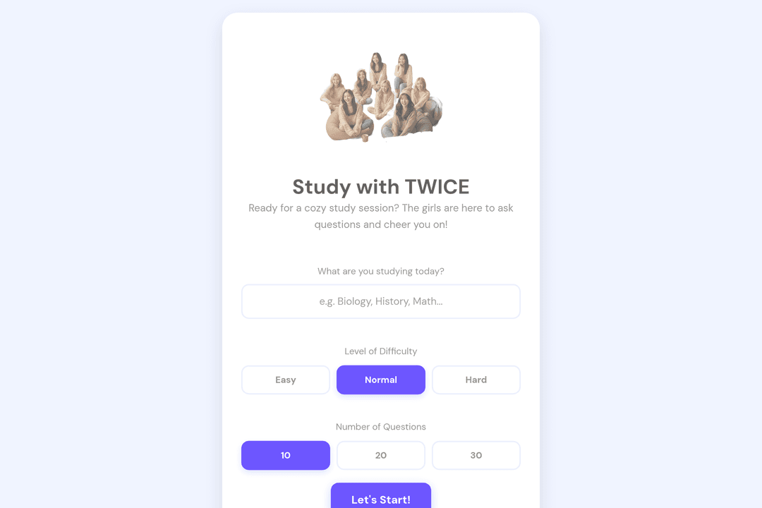 Study with TWICE