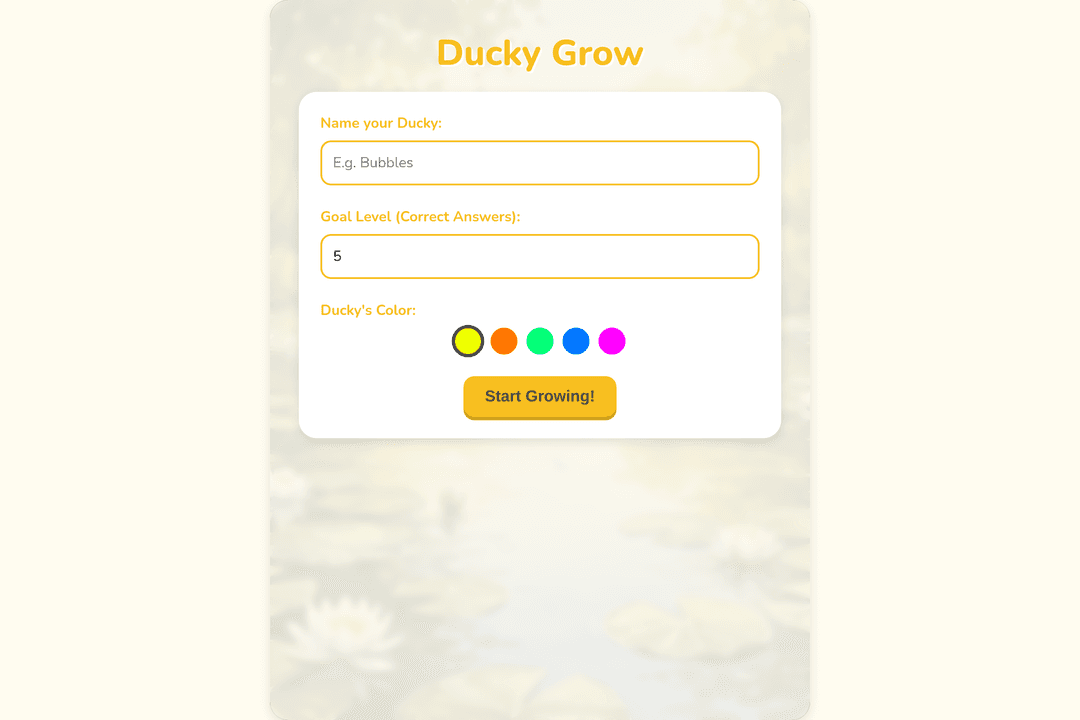 Ducky Grow