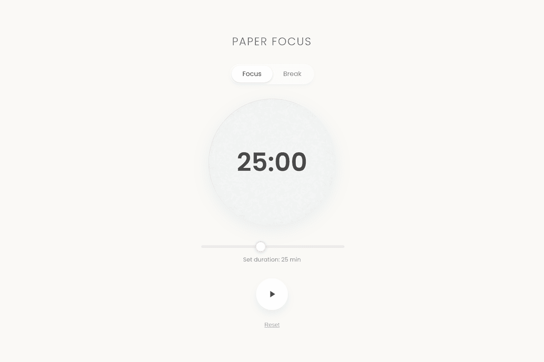 Paper Focus