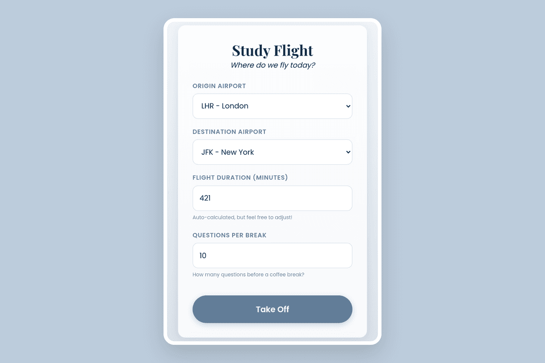 Study Flight (copy)