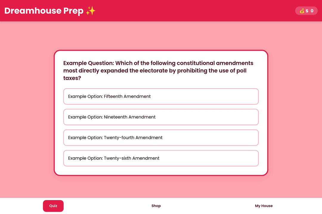 Dreamhouse AP Prep
