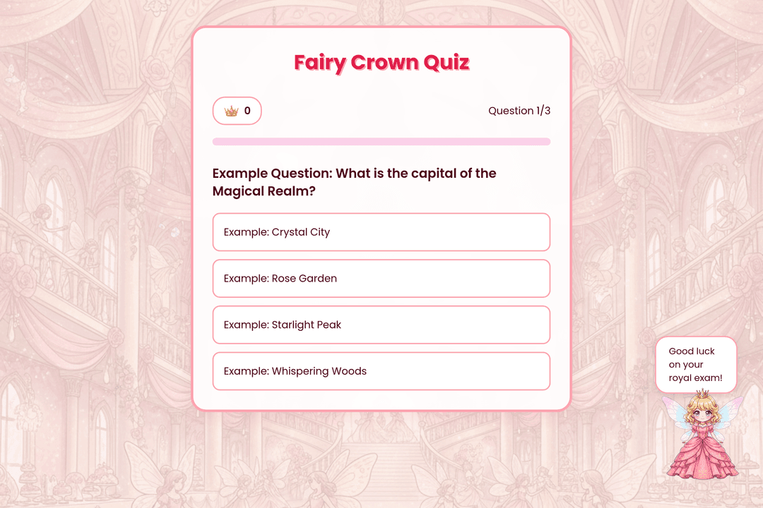 Fairy Crown Quiz