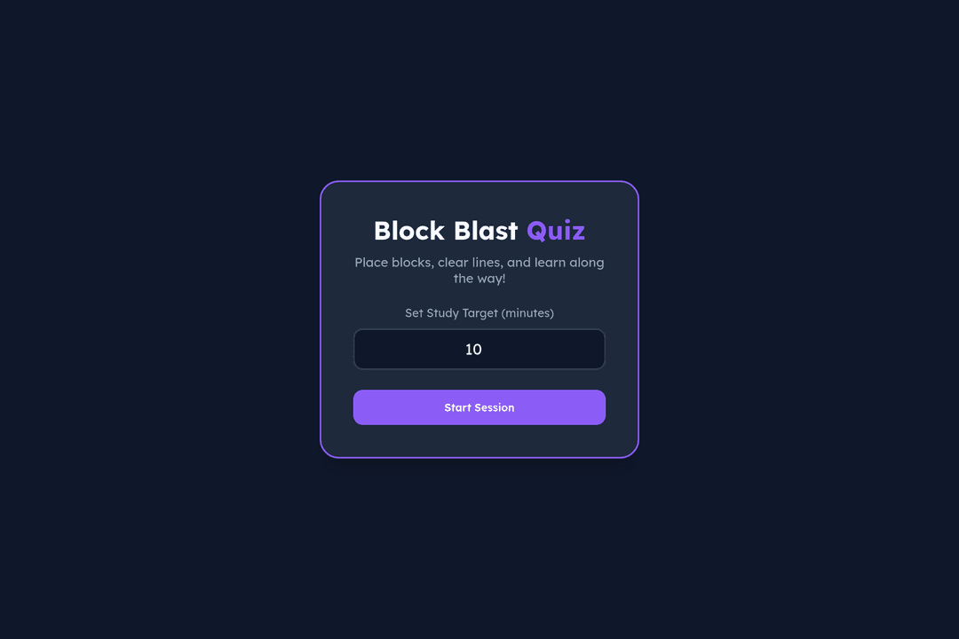 Block Blast Quiz