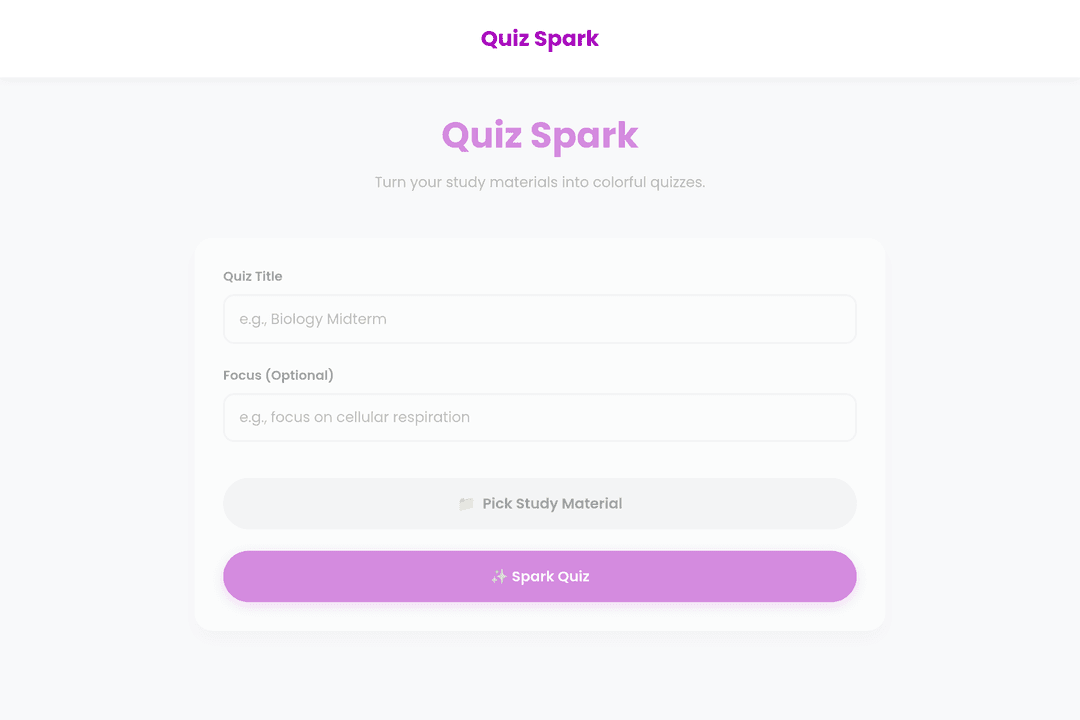 Quiz Spark