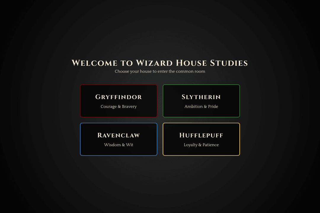 Wizard House Studies