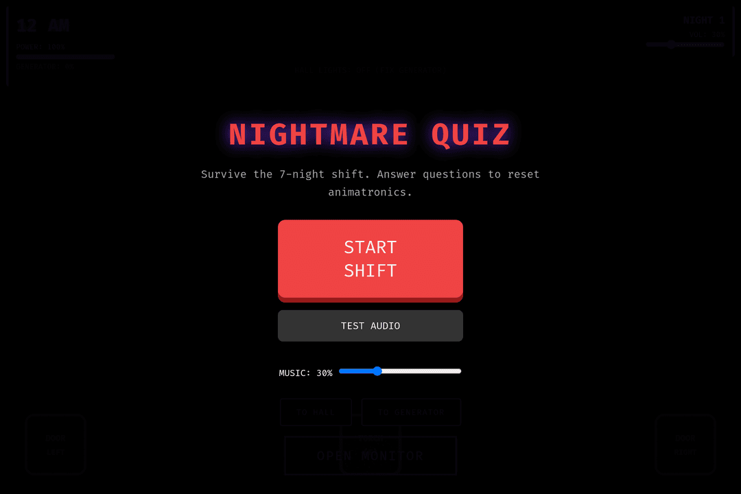 Nightmare Quiz