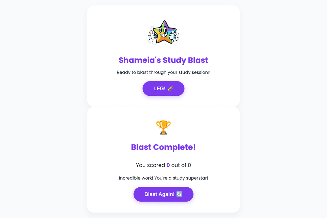 Shameia Study Blast