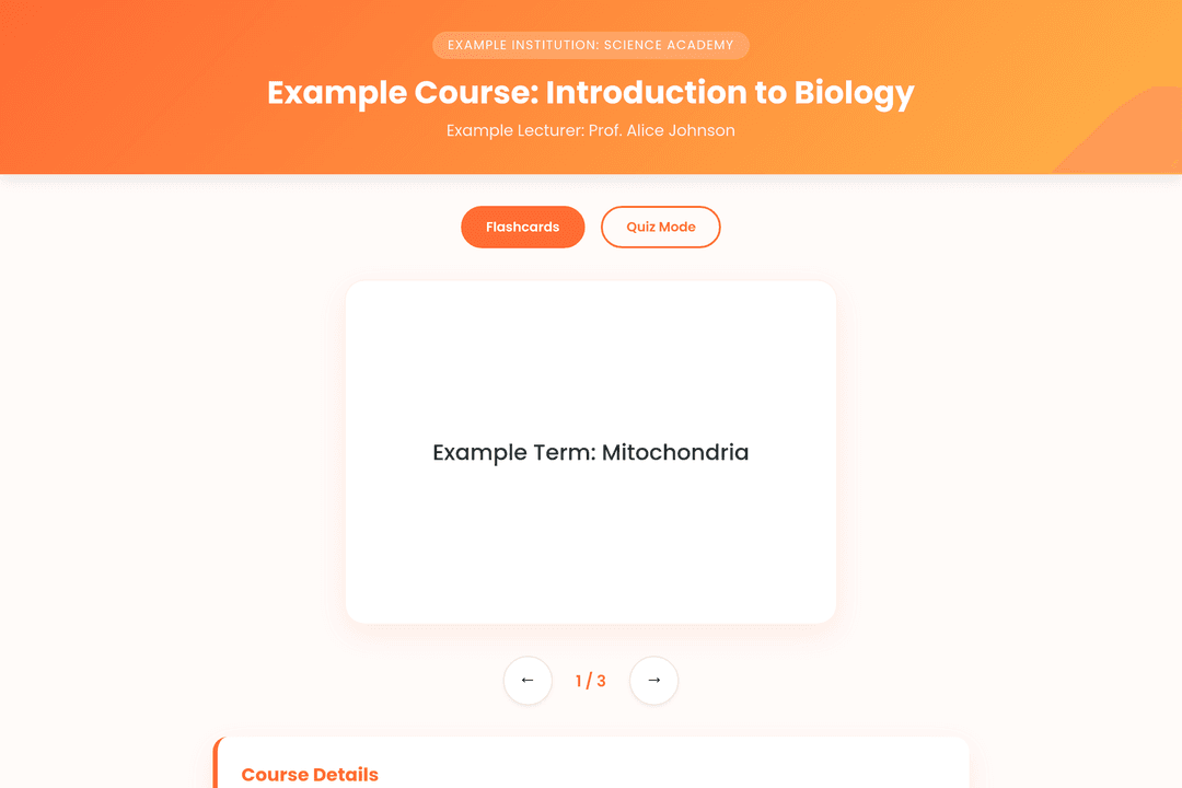 Study Deck