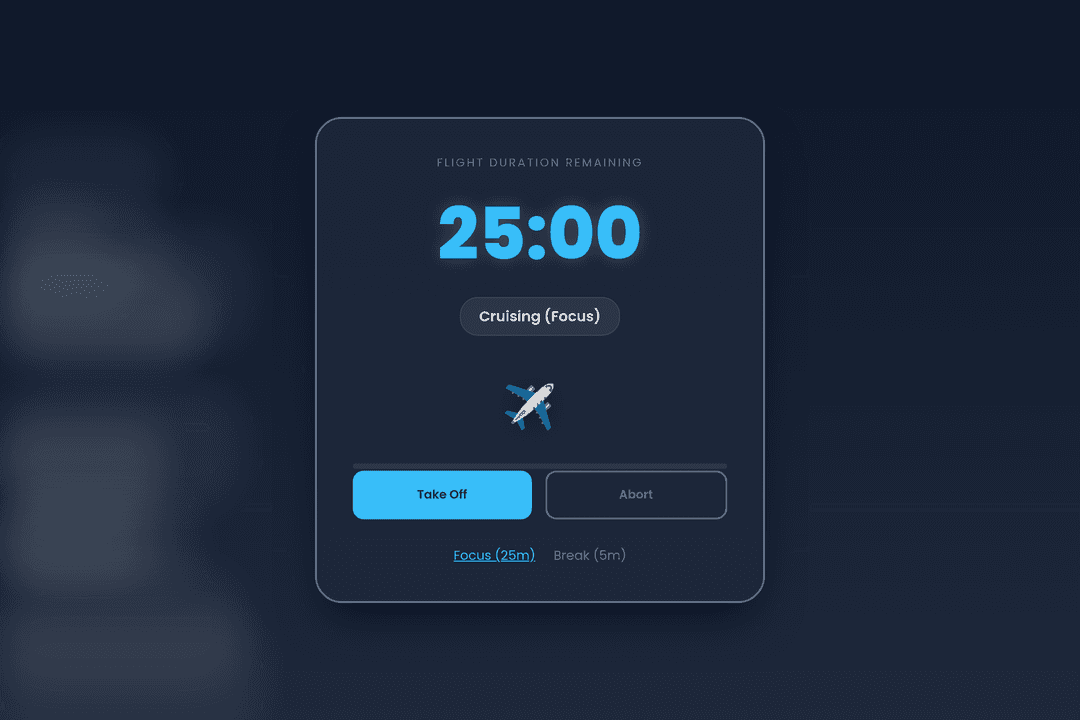 Flight Study Timer